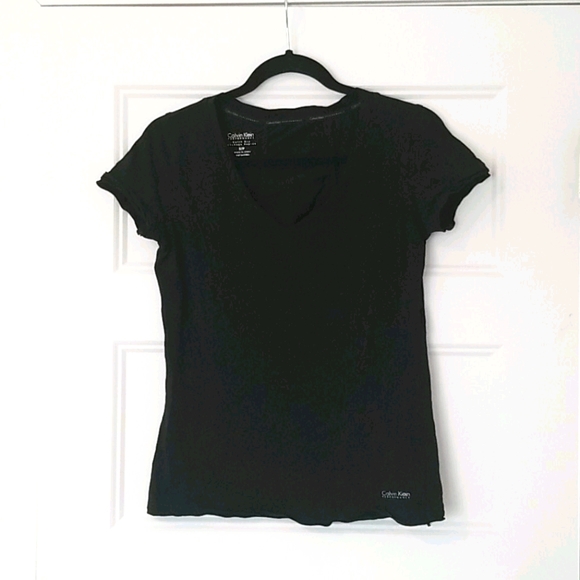 Calvin Klein Performance Black Tee Quick Dry - Picture 1 of 4